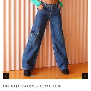 ❌ SOLD ❌ The Baja Cargo REVICE Denim- ultra Blue